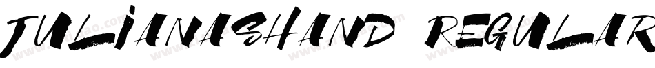 JulianasHand Regular字体转换